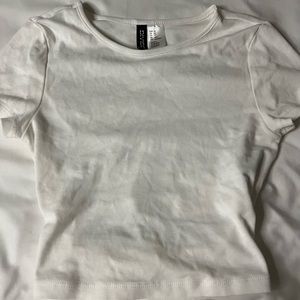 H&M tie-hem cropped tee